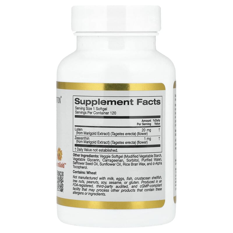 California Gold Nutrition Lutein