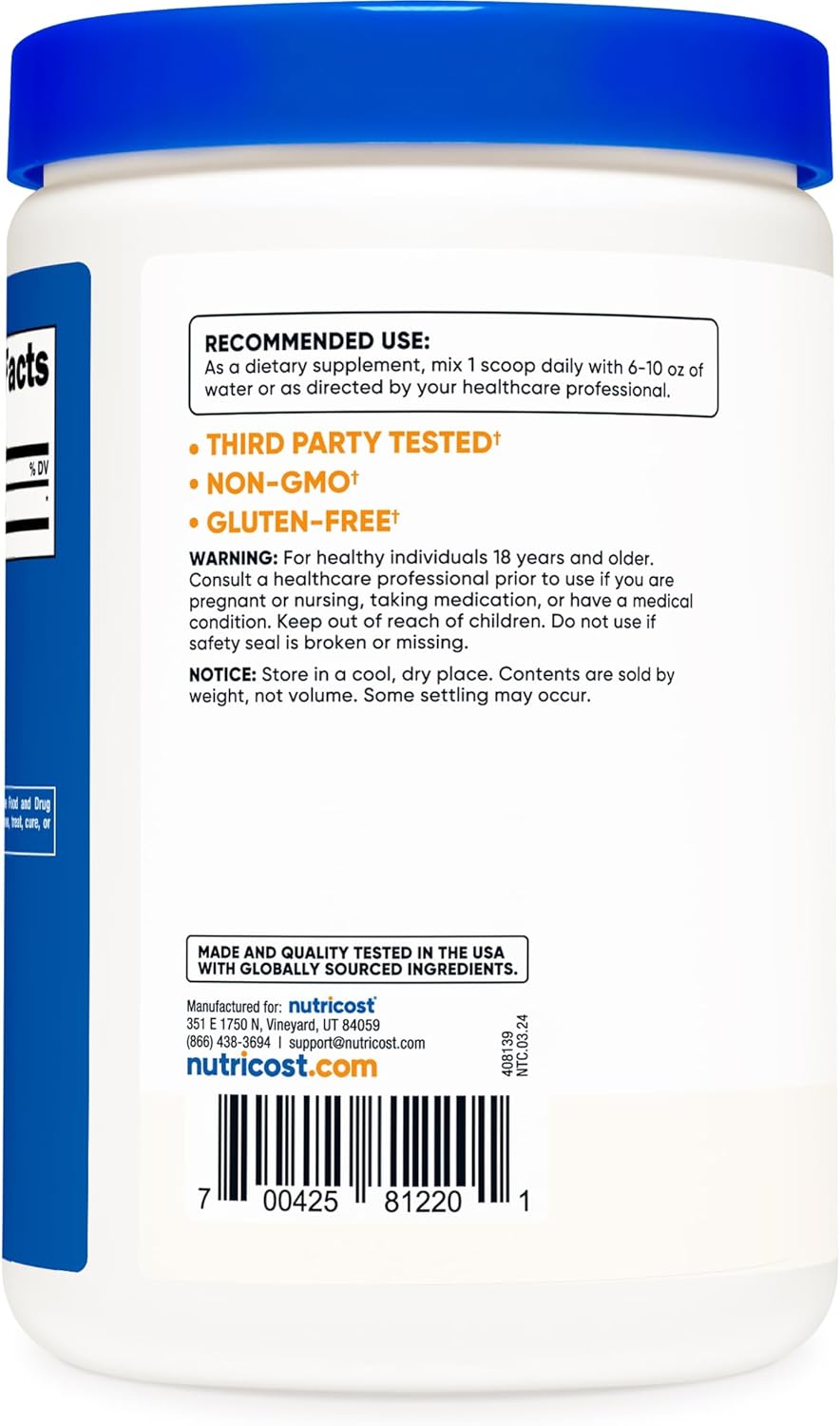D-Aspartic Acid - Gold Nutrition