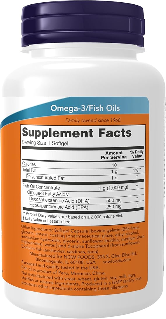 Now DHA-500 Fish Oil