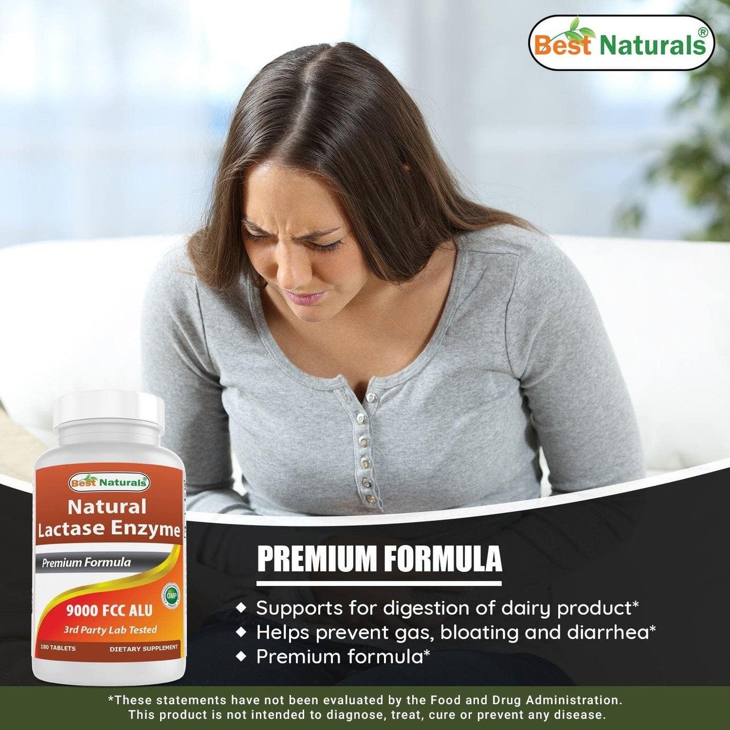 Best Naturals Lactase Enzyme - Gold Nutrition