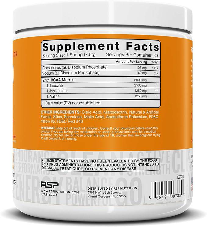 BCAA 5000 Rsp - Gold Nutrition