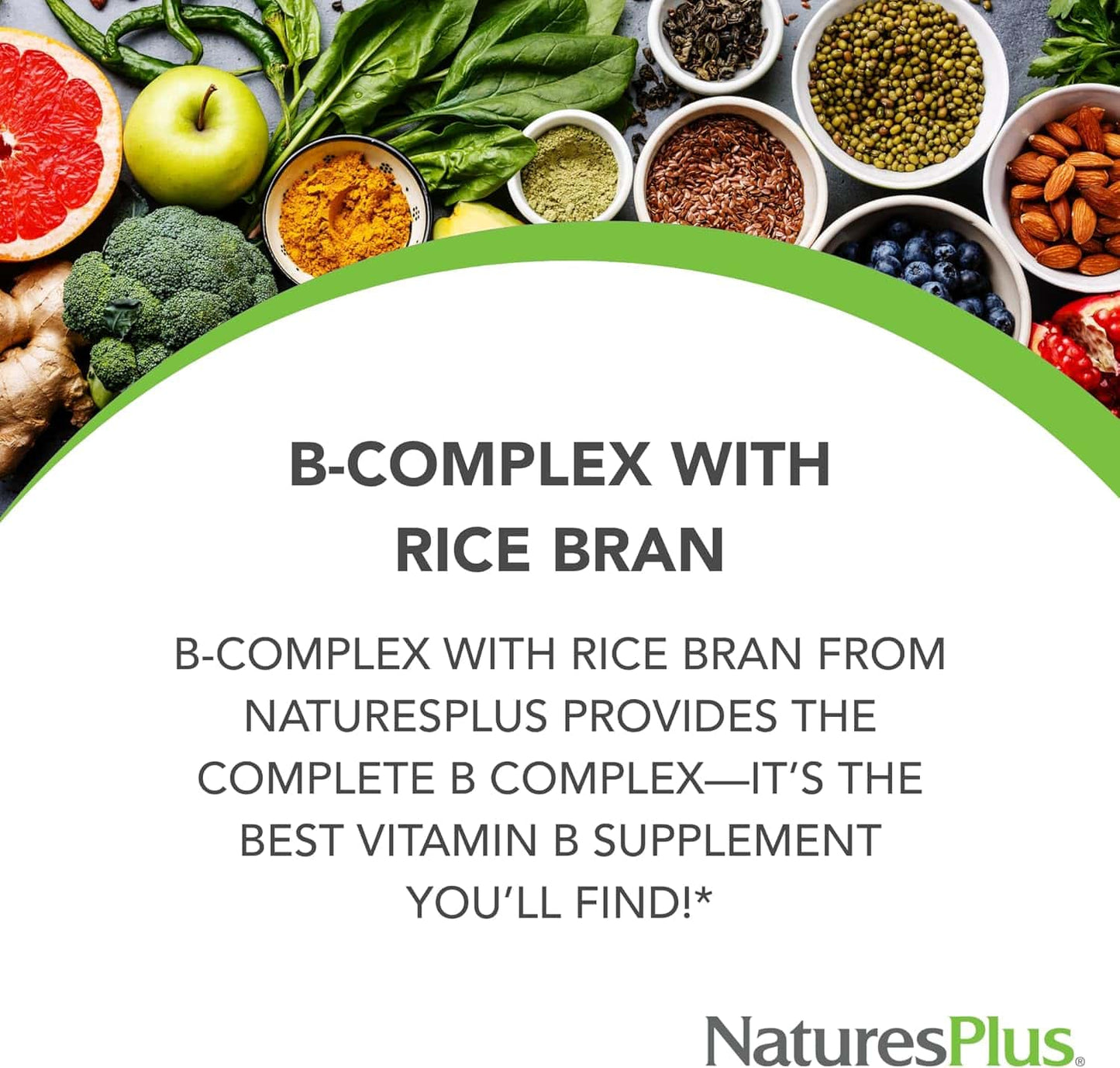 Vitamin B-Complex NaturePlus - Gold Nutrition