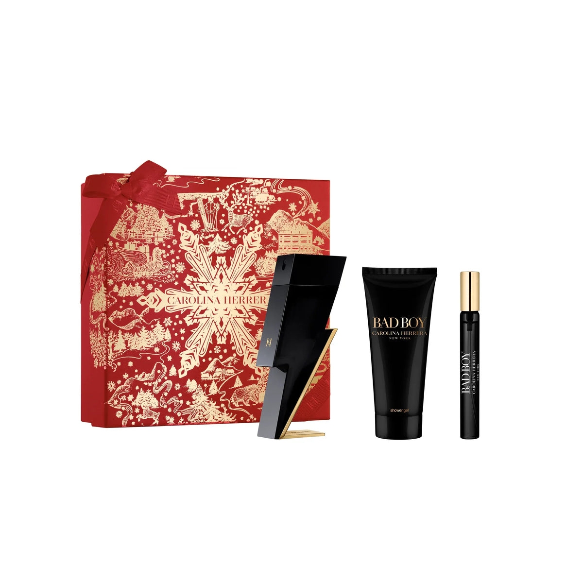 Carolina Herrera Bad Boy Edt Set Men - 961SCENTS