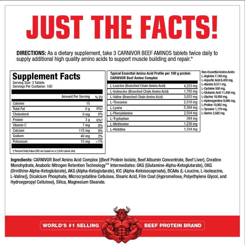 Carnivore Beef Aminos - Gold Nutrition