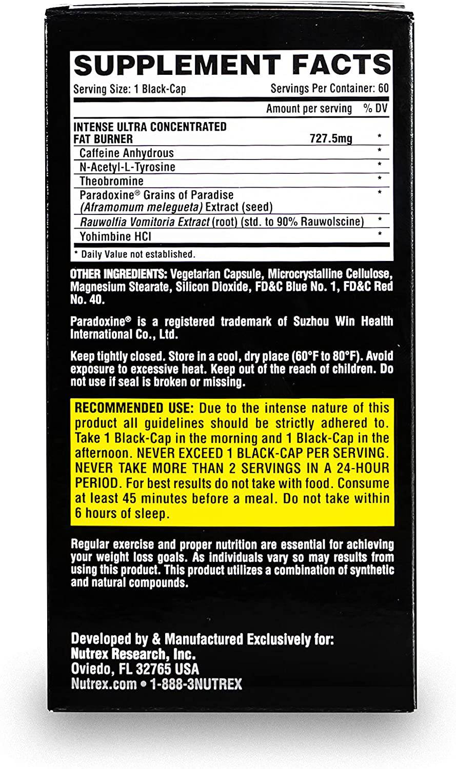 Lipo6 Intense Ultra concentrate - Gold Nutrition