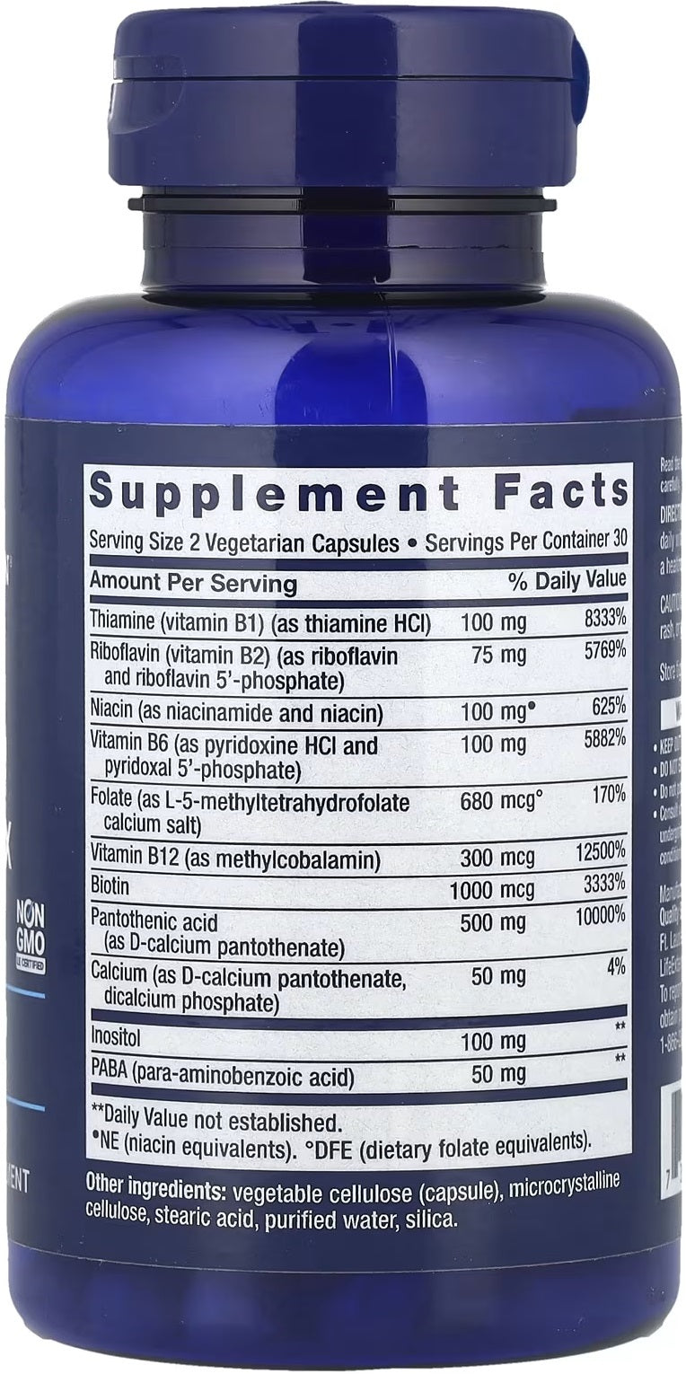 Complete B-Complex 60' - Life Extension (Methyl B-Complex)