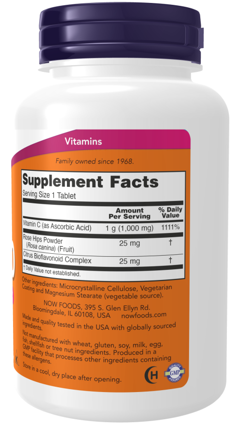 NOW Vitamin C-1000 Tablets