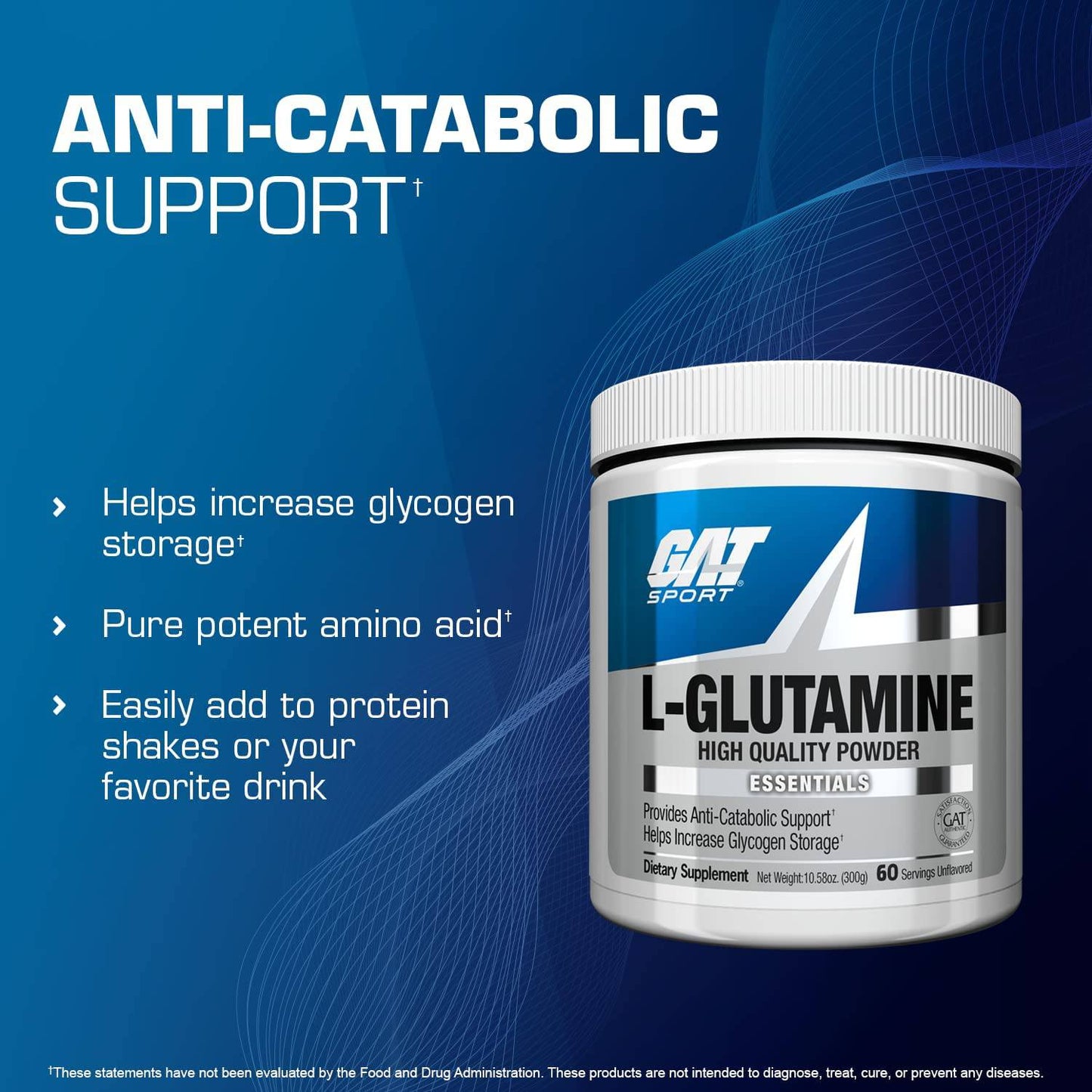 GAT L-Glutamine - Gold Nutrition