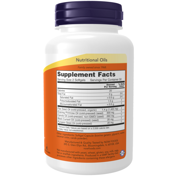 NOW Omega 3-6-9 1000 mg Softgels