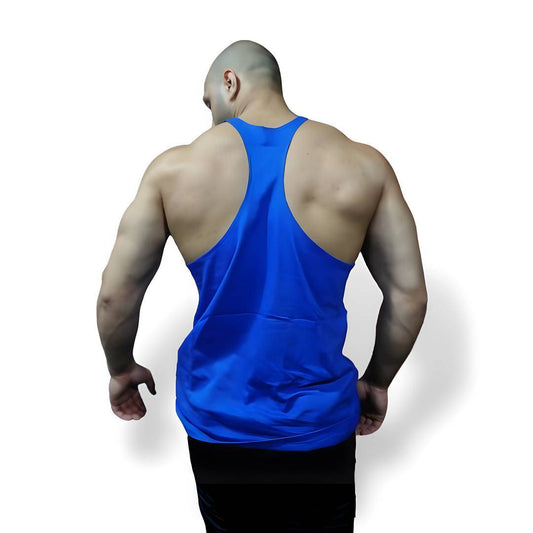 Blue Stringer Shirt - Gold Nutrition
