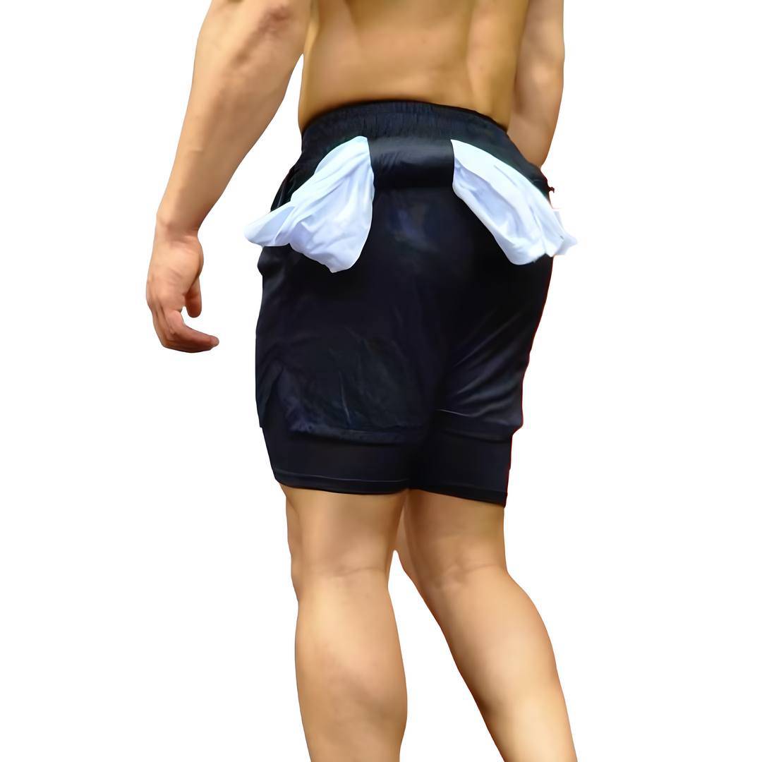Men Max Black Short 2 IN 1 - Gold Nutrition