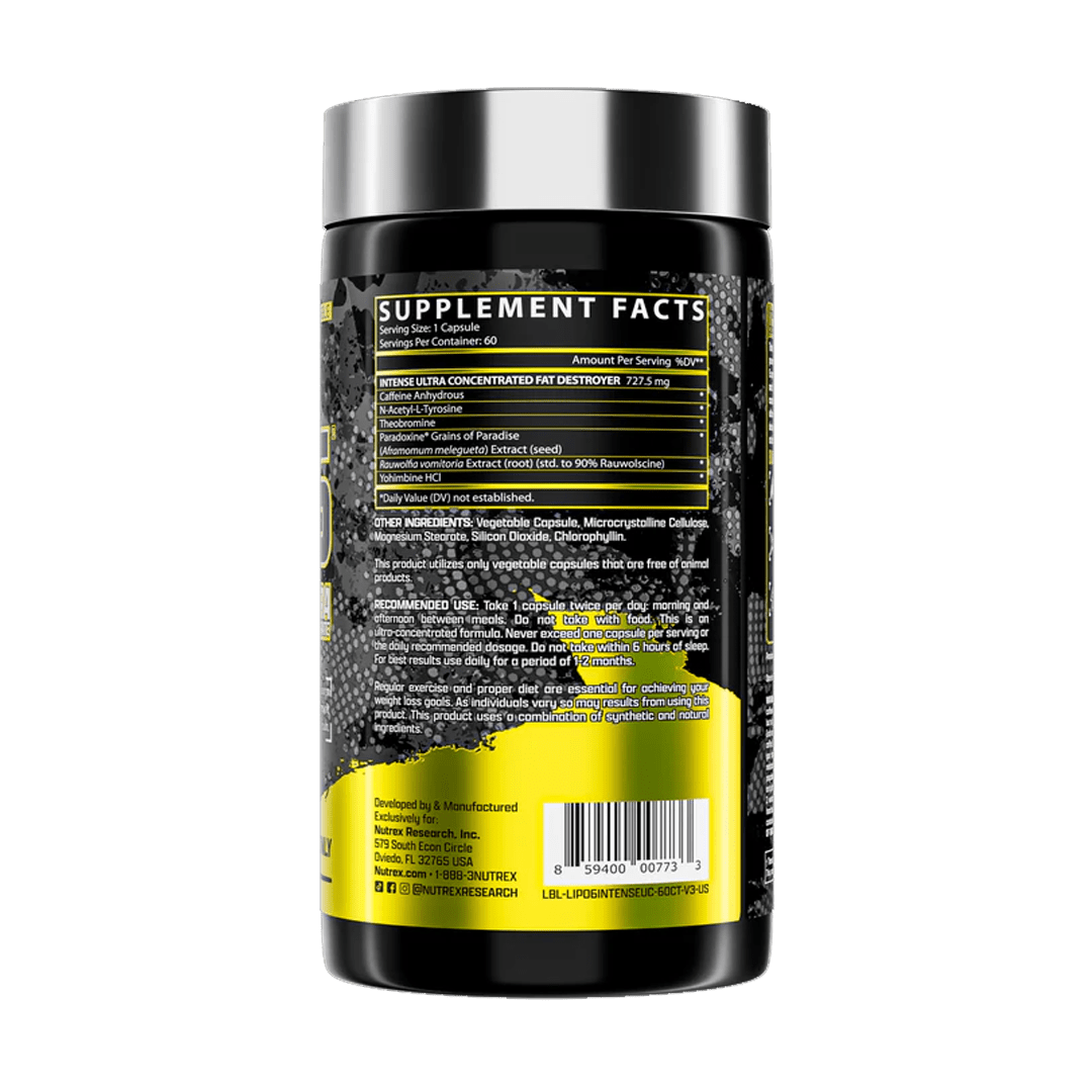 Lipo6 Intense Ultra concentrate - Gold Nutrition