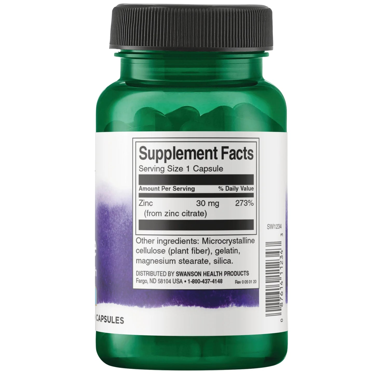 Swanson Zinc Citrate