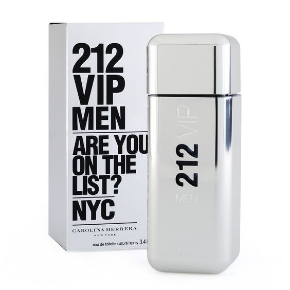 Carolina Herrera 212 Vip Edt Silver Men