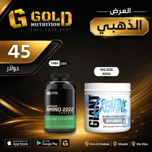 Amino 2222 + Creatine Giant