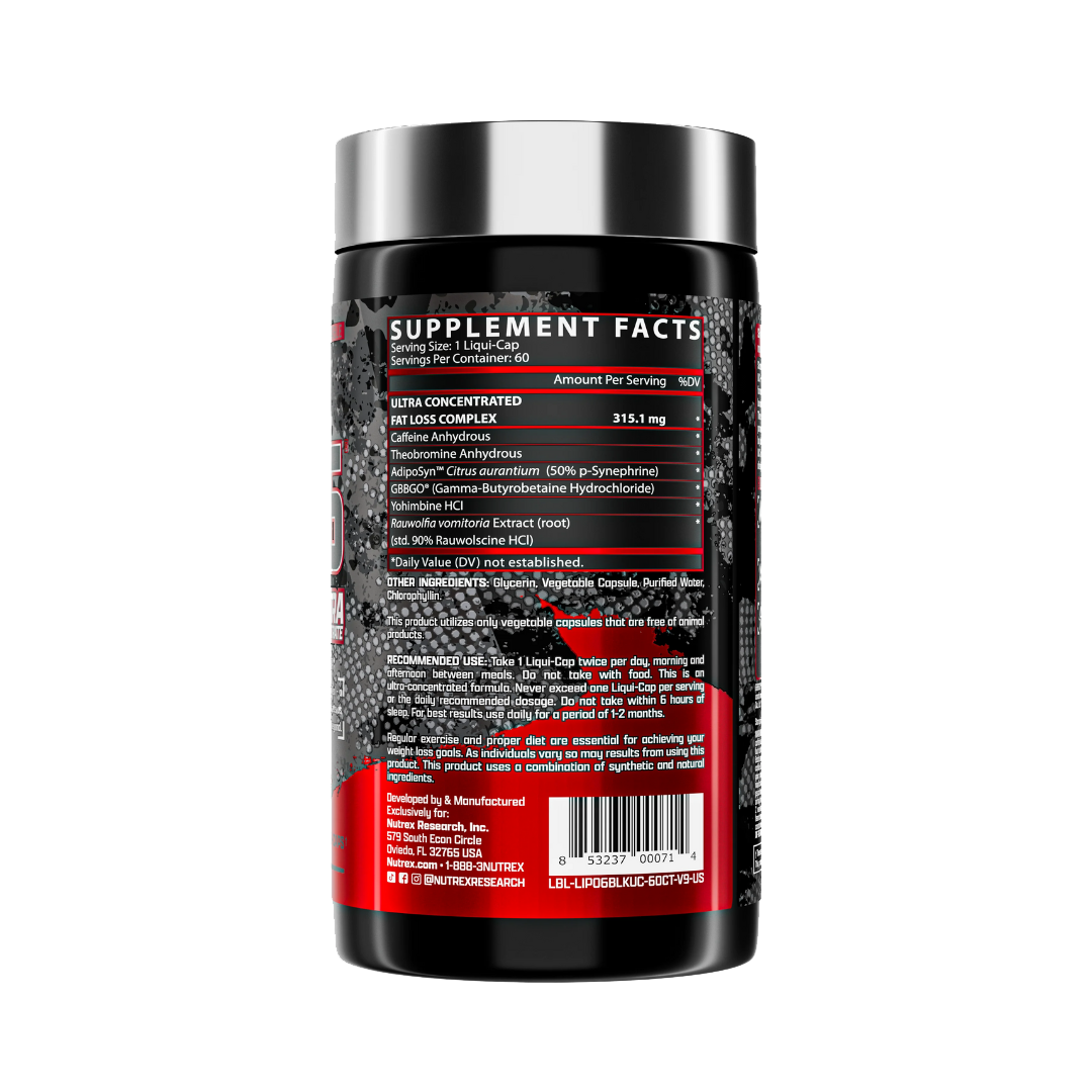 Lipo6 Black Ultra Concentrado ROJO