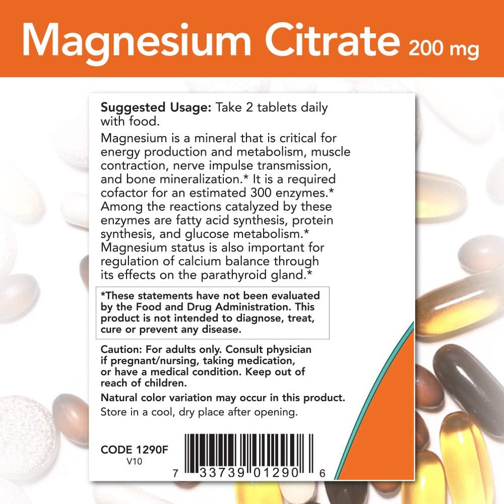 NOW Foods Magnesium Citrate