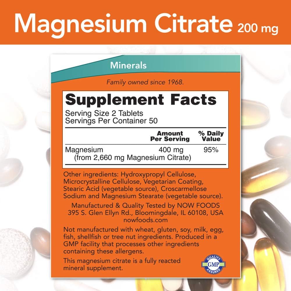 NOW Foods Magnesium Citrate