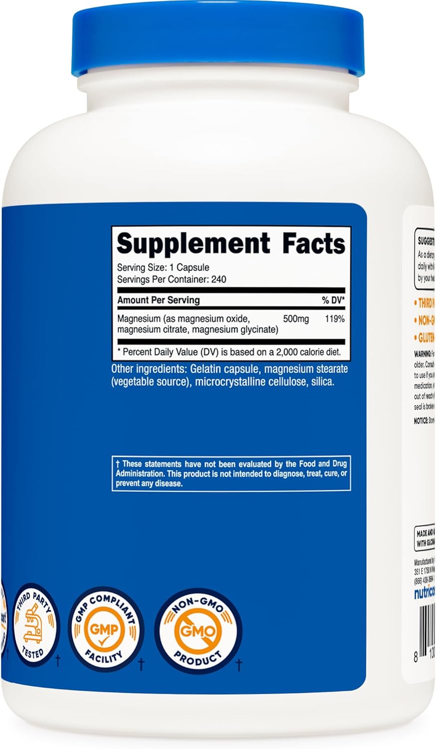 Nutricost Magnesium Complex - Gold Nutrition