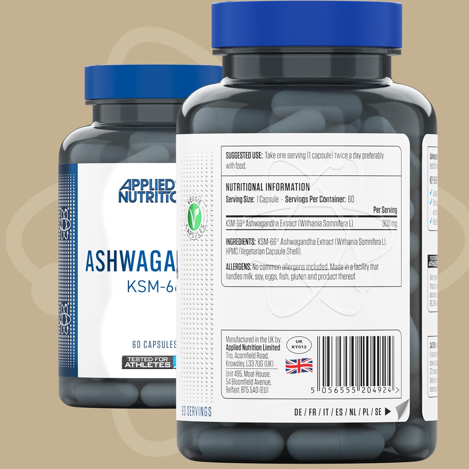 Applied Nutrition Ashwagandha KSM-66 - Gold Nutrition