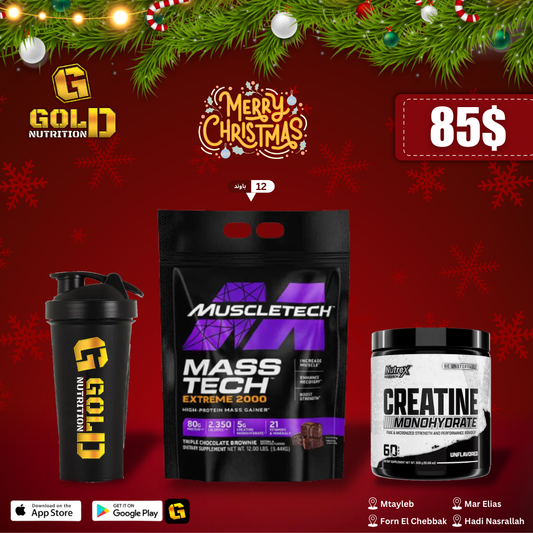 MassTech 2000 Extreme + Creatine & Shaker