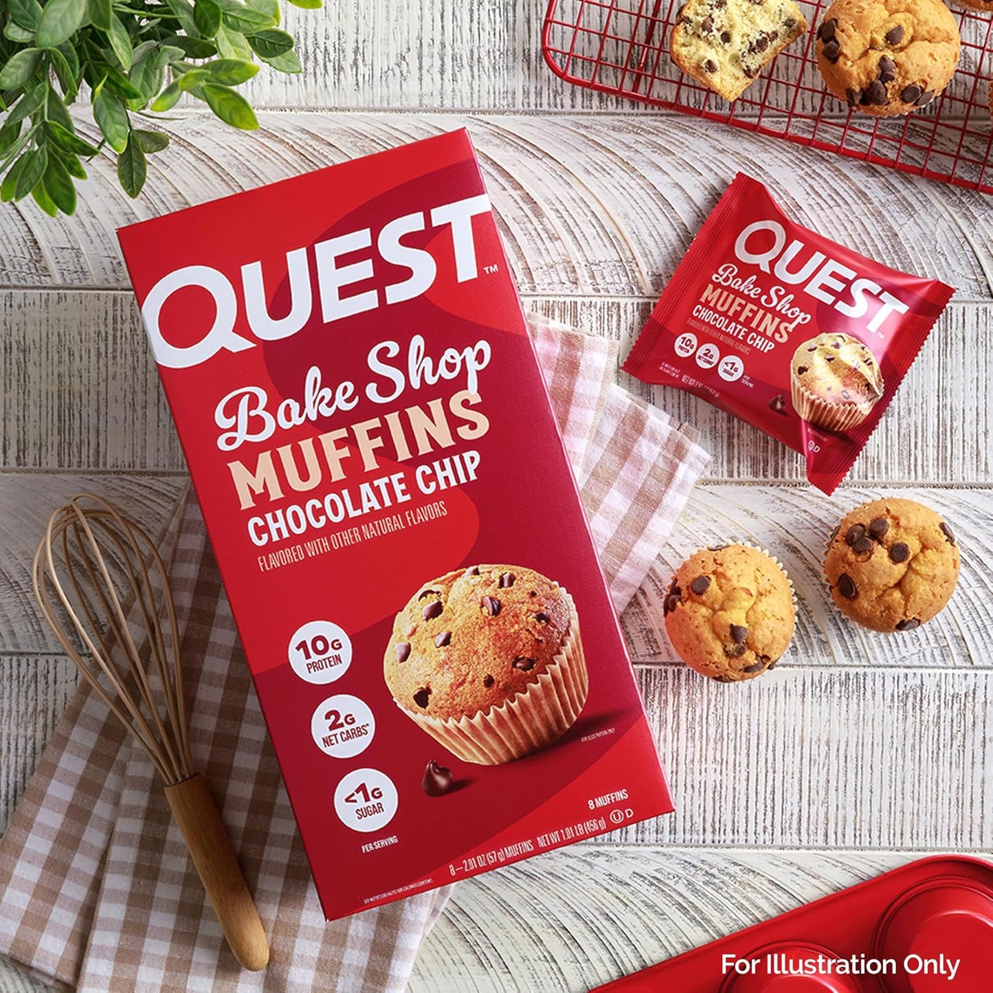 Quest Bake Shop Muffin - Chocolate Chip