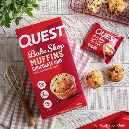 Quest Bake Shop Muffin - Chocolate Chip