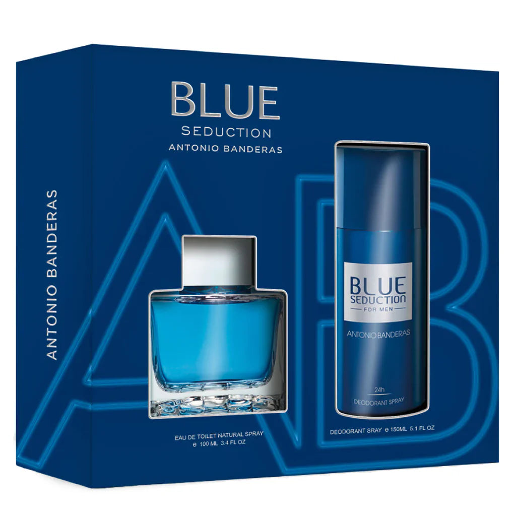 Antonio Banderas Blue Seduction 100ml Set - 961SCENTS