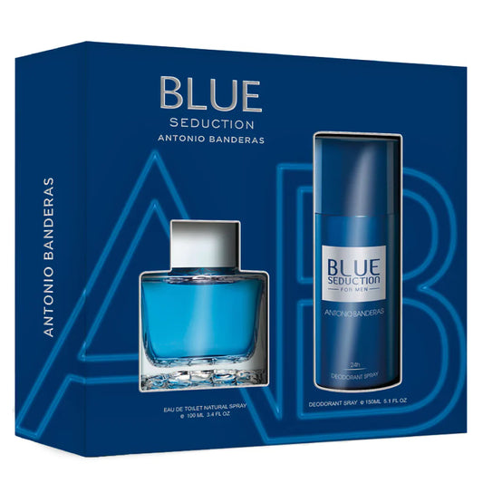 Antonio Banderas Blue Seduction 100ml Set - 961SCENTS