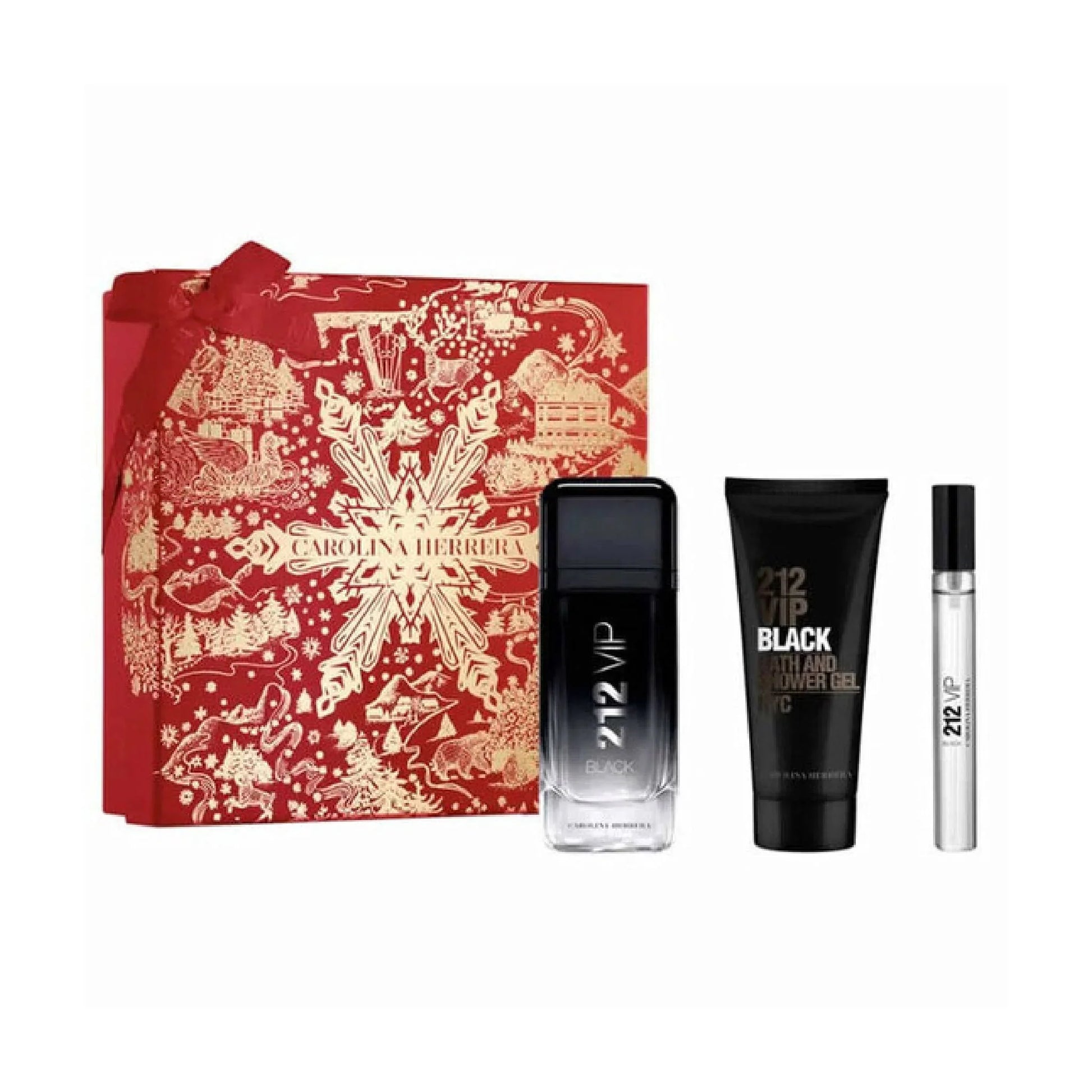 Carolina Herrera 212 VIP Edp Men Black Set 961scents