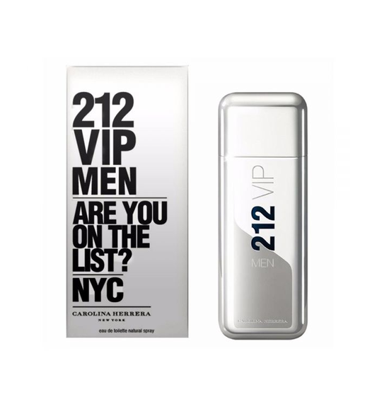 Carolina Herrera 212 Vip Edt Silver Men 961scents