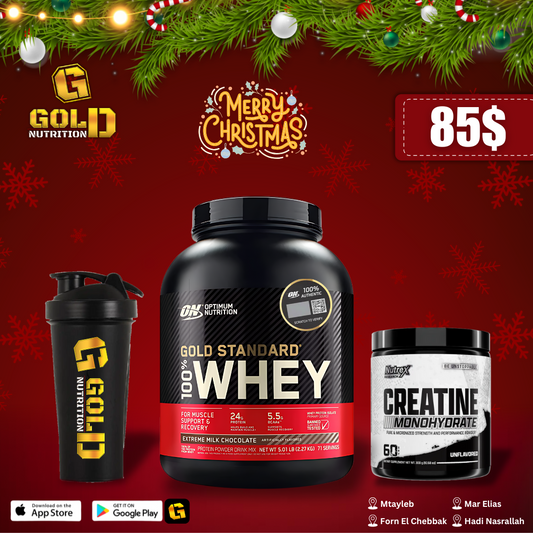 Whey Gold Standard + Creatine & Shaker