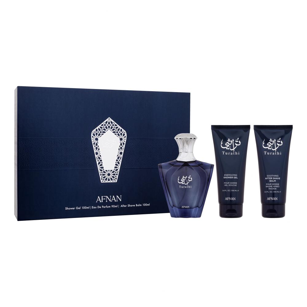 Afnan Turathi Blue Edp Set Men - 961SCENTS