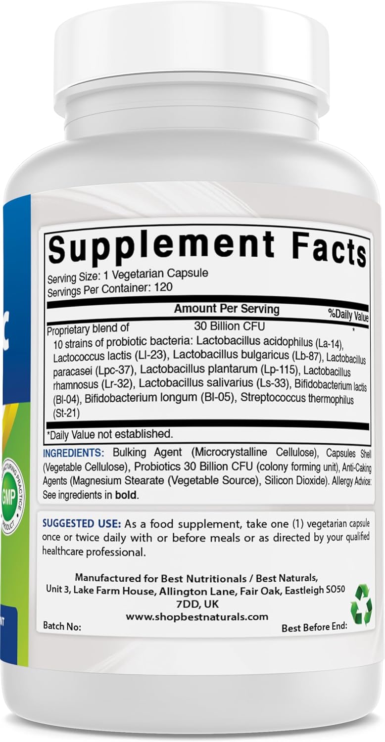 Best Naturals Probiotic - Gold Nutrition