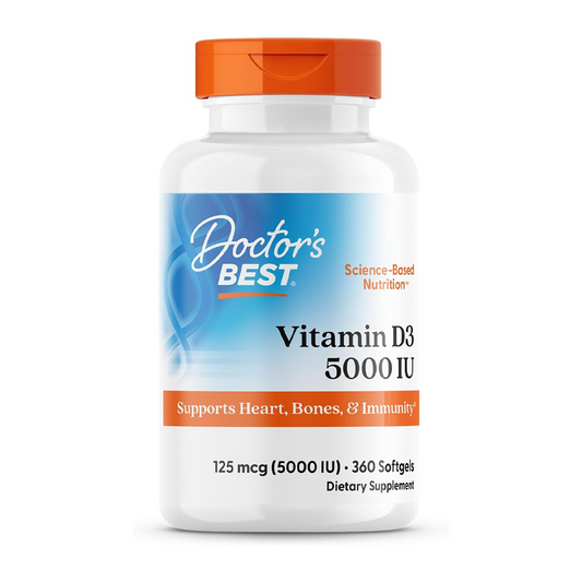 Doctor's Best Vitamin D3 5000IU - Gold Nutrition
