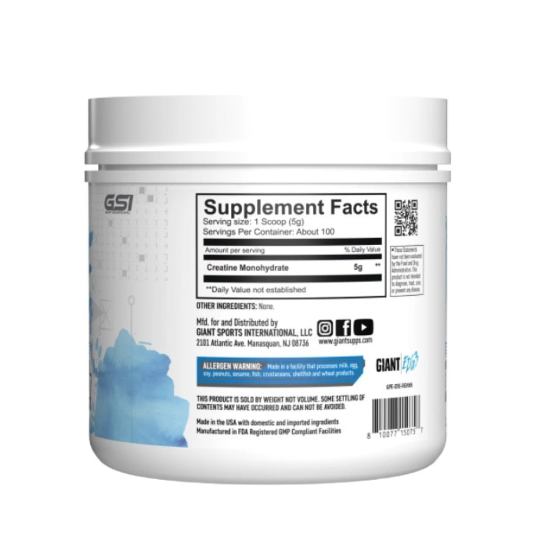 GSI Giant Creatine 500g 100 Serving