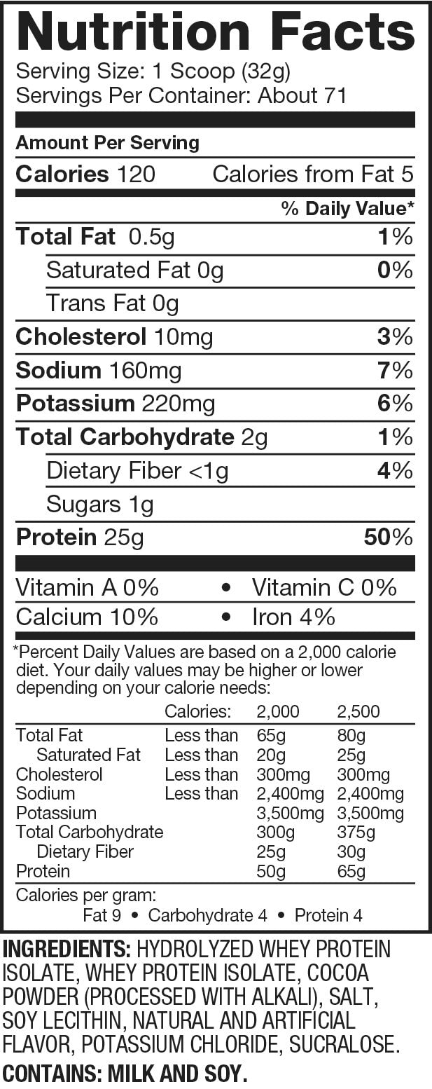 ISO100 - Hidrolizado 5Lbs