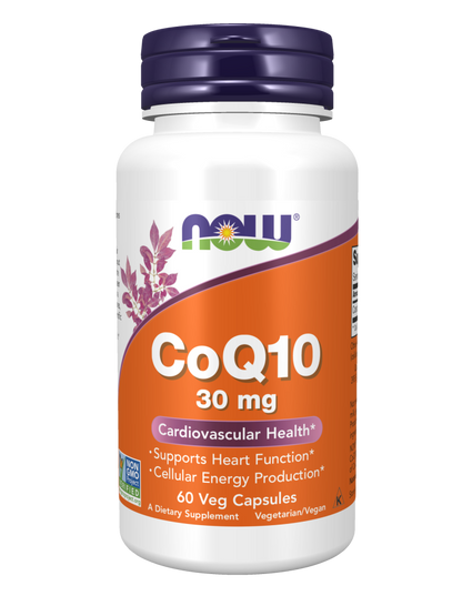 NOW CoQ10 30 mg Veg Capsules