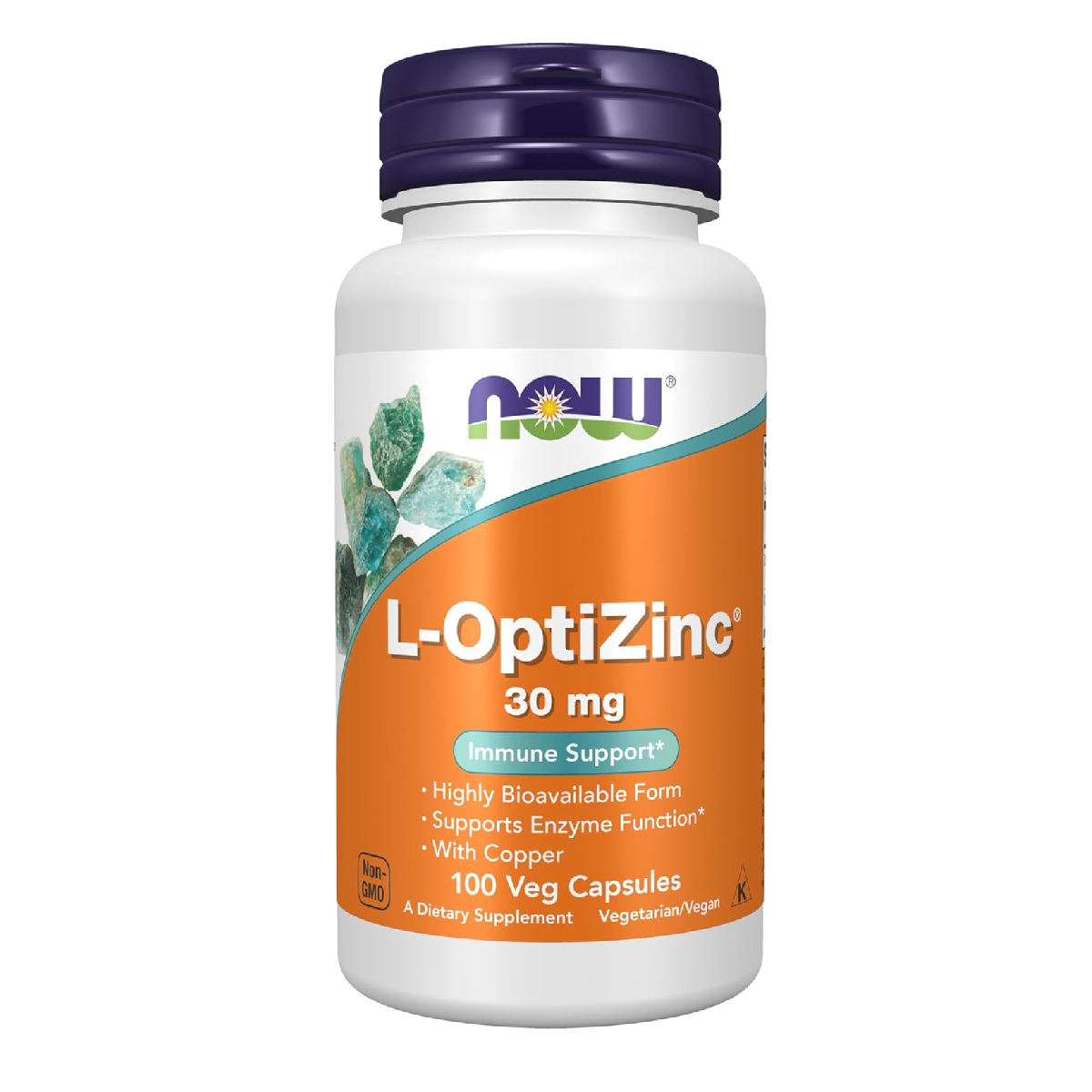 NOW Foods L-OptiZinc® 30 mg