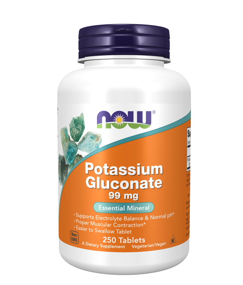 NOW Potassium Gluconate 99mg