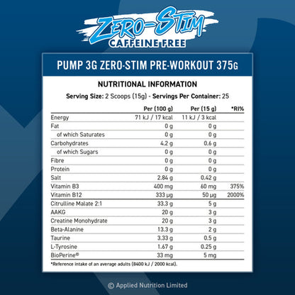 PUMP 3G ZERO STIM