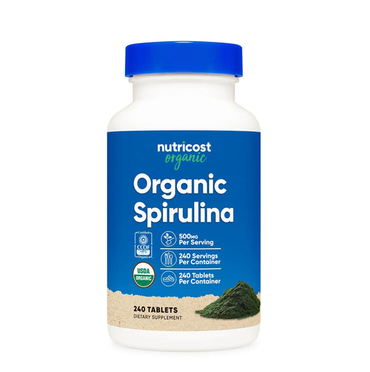 Nutricost Organic Spirulina Tablets