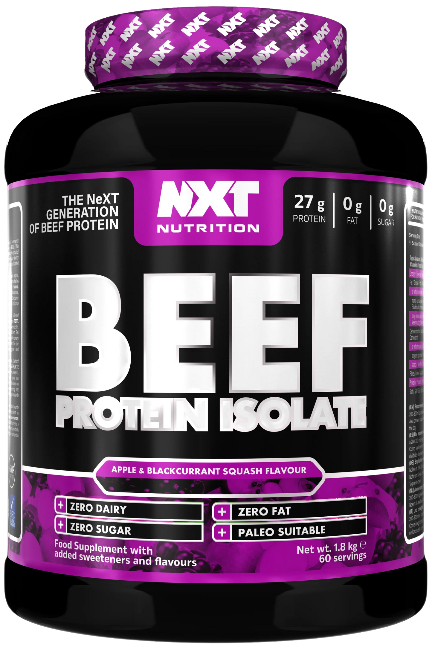 NXT Nutrition Beef Protein Isolate