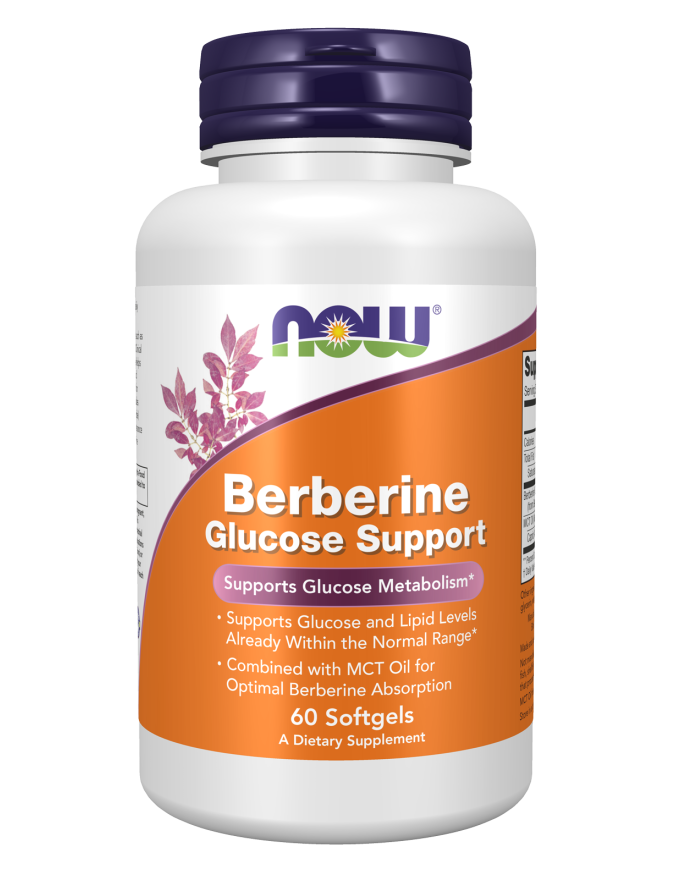 Now Berberine Glucose Support Softgels