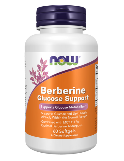 Now Berberine Glucose Support Softgels