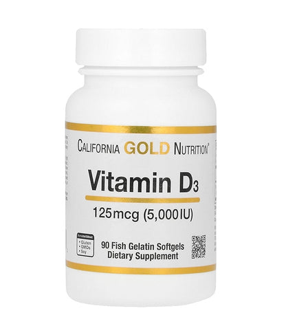 California Gold Nutrition Vitamin D3 125mcg