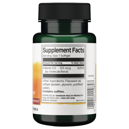 Swanson Vitamin D3 - Highest Potency