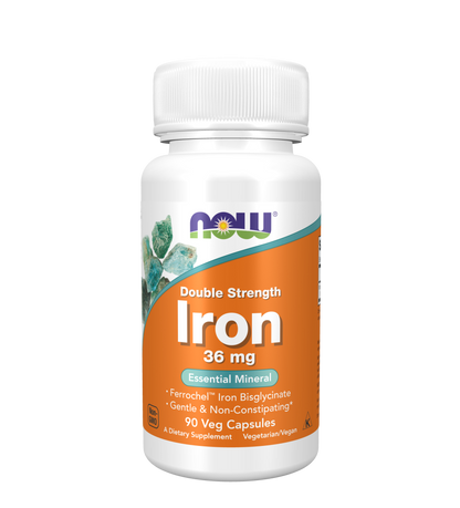 NOW Iron 36 mg Veg Capsules