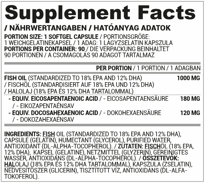 Omega 3 NUTRIVERSUM