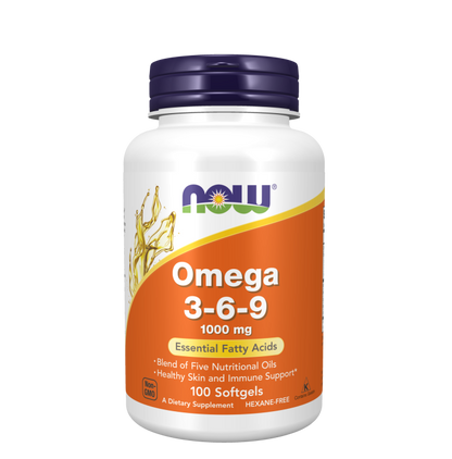 NOW Omega 3-6-9 1000 mg Softgels